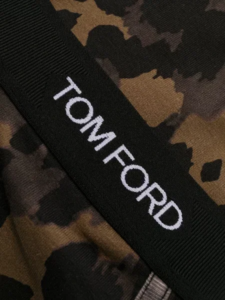 Majtki Tom Ford w panterkę brązowe
