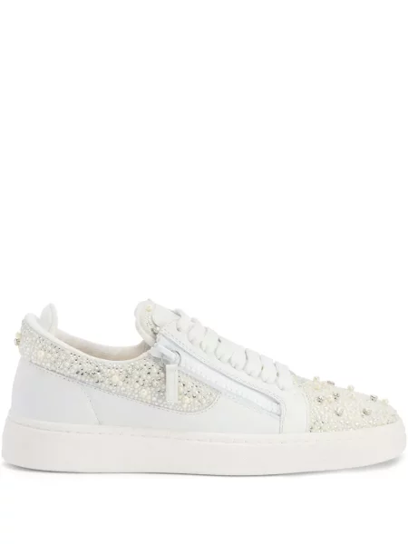 Sneakerși Giuseppe Zanotti Frankie alb