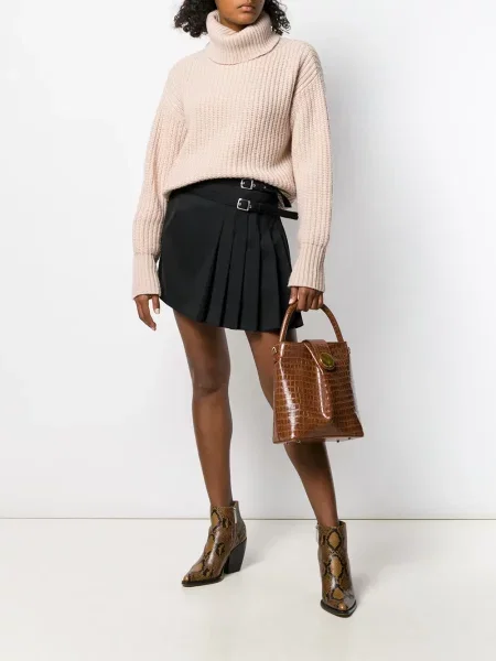 Fusta mini Alberta Ferretti negru