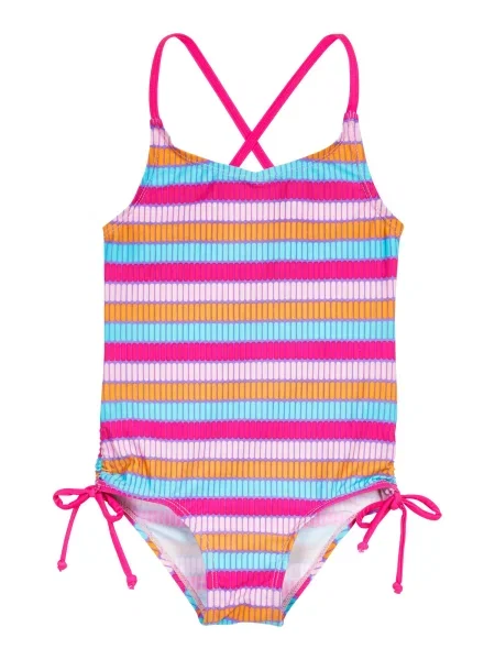 PLAYSHOES Costum de baie întreg deschis / portocaliu / fucsia / roz albastru