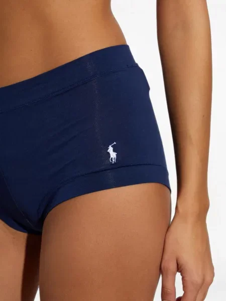 Tricou polo Polo Ralph Lauren cu broderie din dantelă în carouri albastru