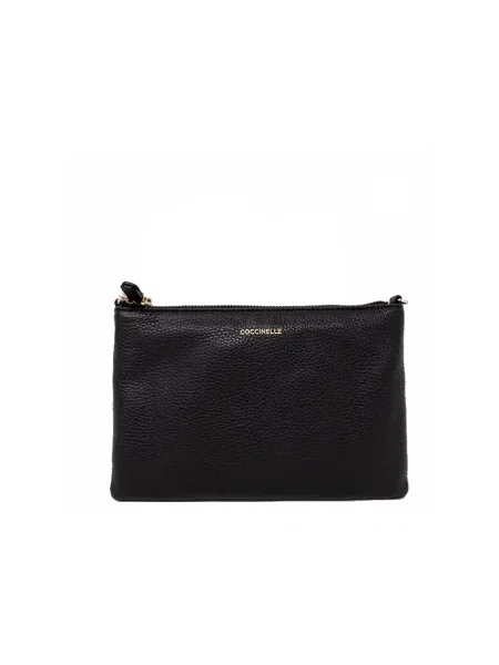 Coccinelle torebka crossbody skórzana BEST CROSSBODY czarna