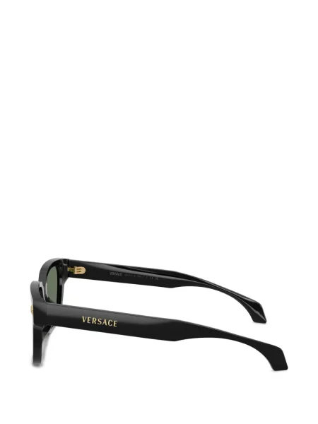 Pravokutne sunčane naočale Versace Eyewear crna