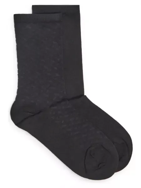 BOSS BLACK Șosete 2P RS Monogram CC W negru