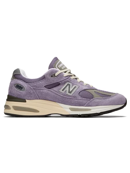 New Balance sneakersy zamszowe Made in UK fioletowy