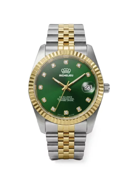 Ceas Richelieu Swiss clasic verde