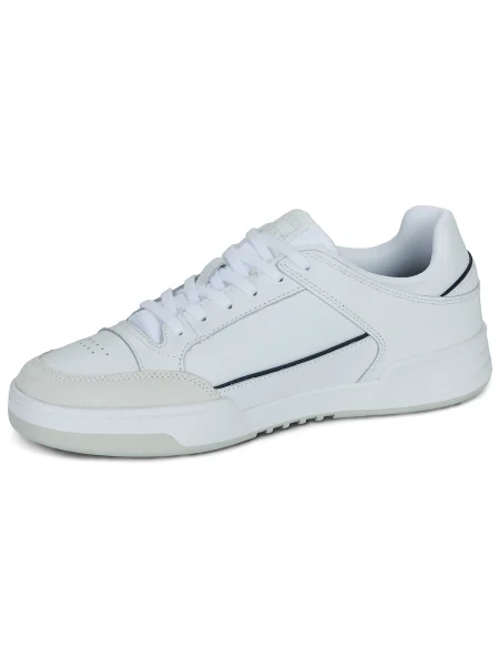 Sneakerși Tommy Jeans din piele alb