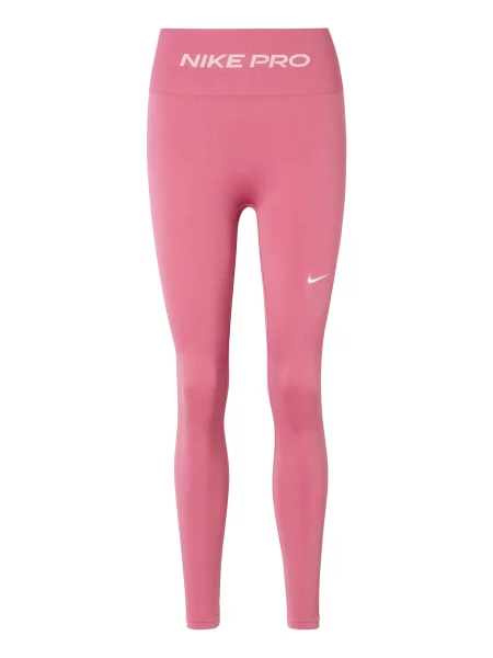 NIKE Pantaloni sport Nike Pro roz pitaya alb
