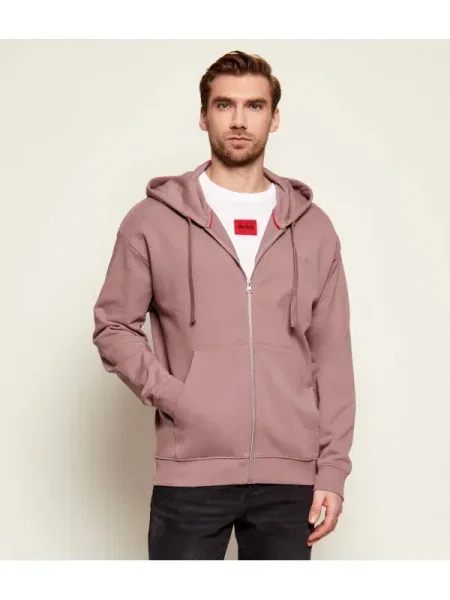 HUGO Hanorac Dapozip | Relaxed fit roz