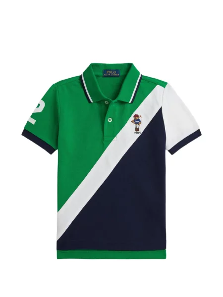 Koszulka polo dziecięca Polo Ralph Lauren zielona