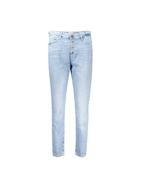 Jeansy skinny Guess z wysoką talią niebieskie