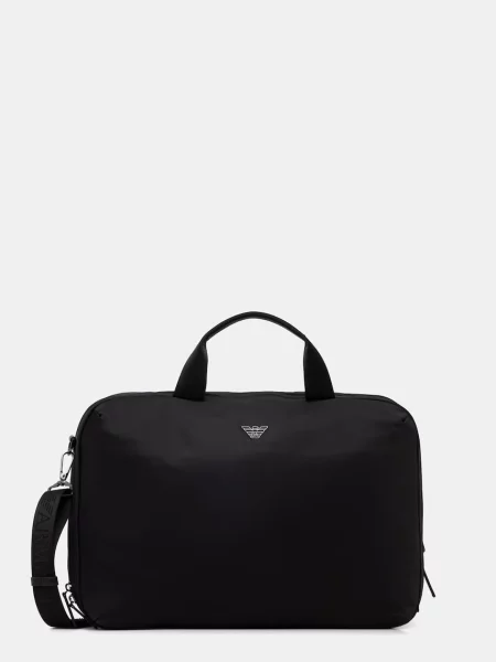Emporio Armani torba za prenosnik črna