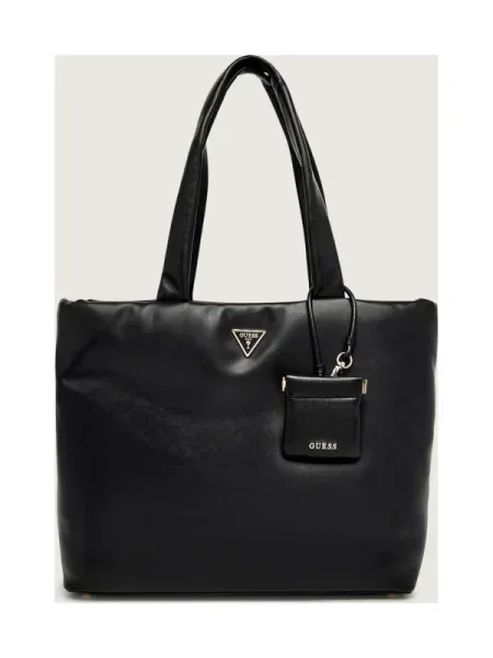 Guess Geantă shopper + borsetă SUNETRA negru