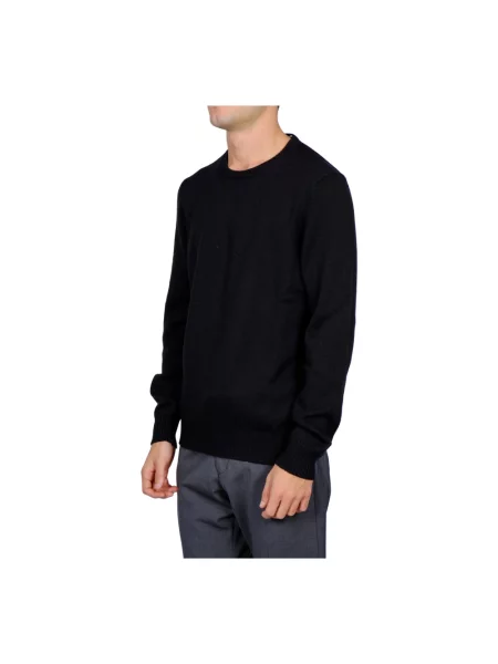 Dzianinowy sweter La Fileria czarny