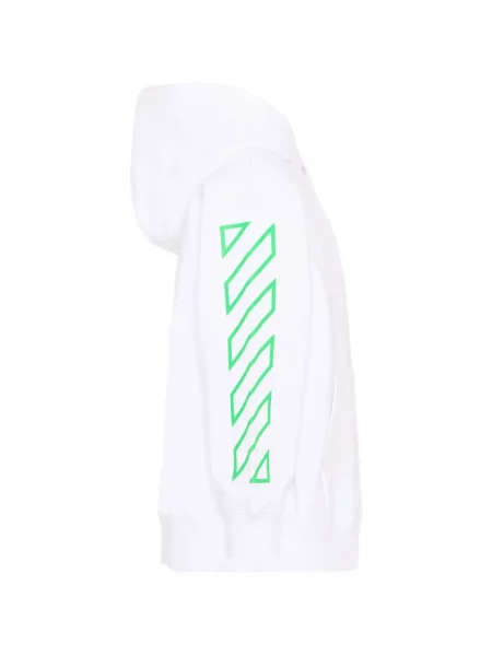 Dětska mikina s kapucí Off-white bílá