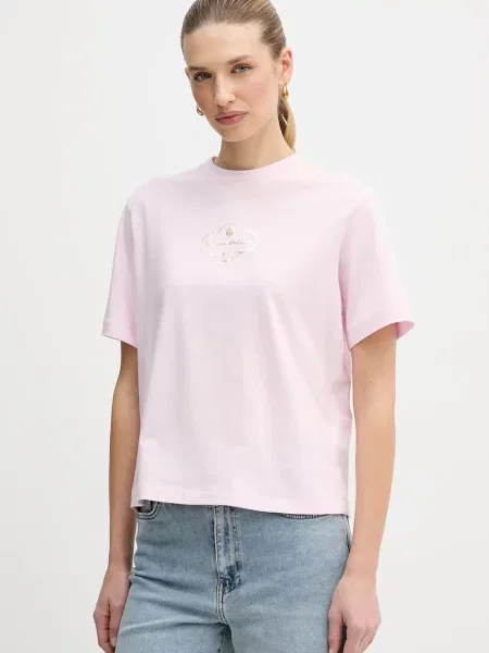 Calvin Klein Jeans t-shirt γυναικείο ροζ