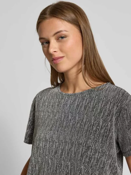 T-shirt krótki z okrągłym dekoltem model ‘SILNA’ Vila
