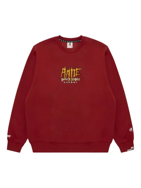 Hanorac crewneck Aape By A Bathing Ape roșu