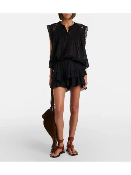 Pantaloni scurți Marant Etoile negru