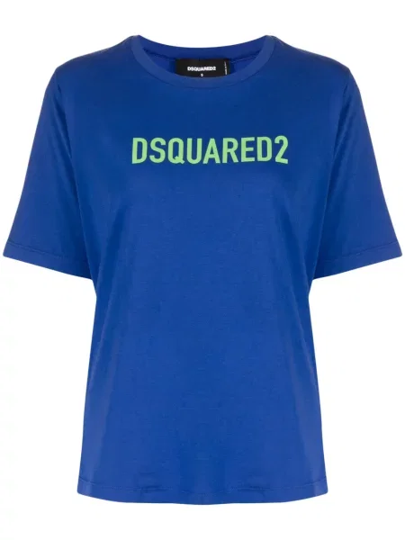 Tricou Dsquared2 cu imagine albastru