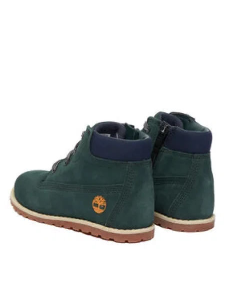 Timberland Gležnjače Pokey Pine Mid Lace Up zelena