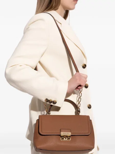 Балеринки Michael Michael Kors с катарама с шипове бяло