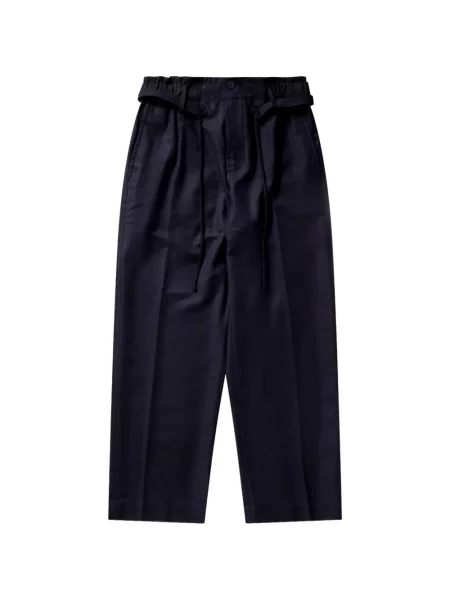 Cu centură pantaloni Craig Green de lână negru