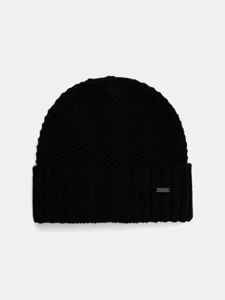 Вълнена шапка Armani Exchange черно