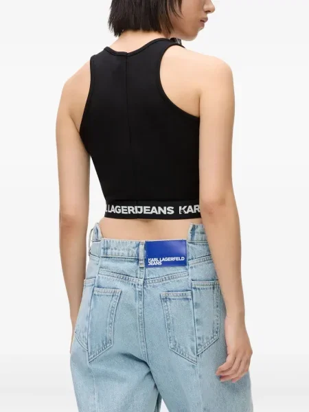 Top Karl Lagerfeld Jeans negru