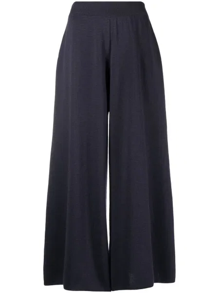 Široké kalhoty Dolce & Gabbana Pre-owned modré