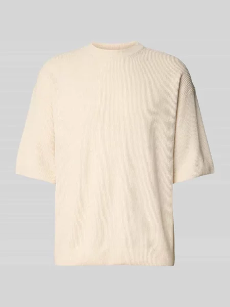 Dzianinowa koszulka Jack & Jones Premium biała