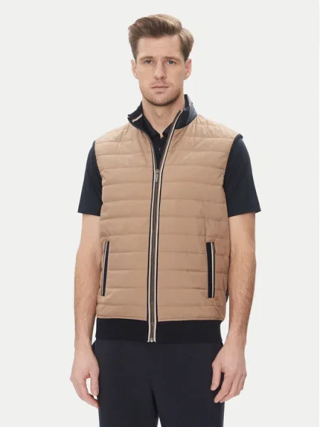 Bugatti Vestă elegantă bej