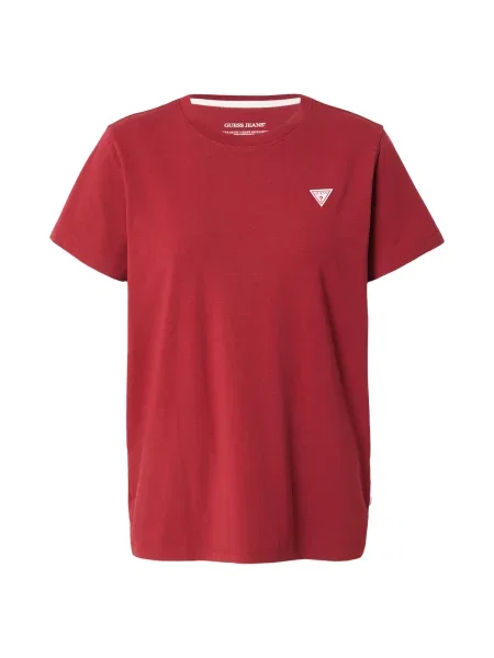 GUESS Tricou roșu intens alb