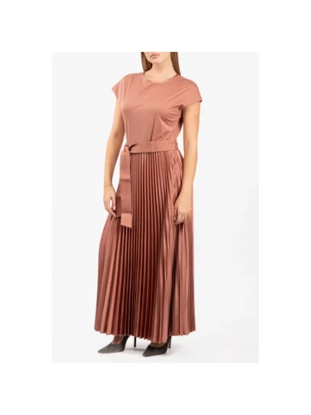 Sukienka Weekend Max Mara brązowa