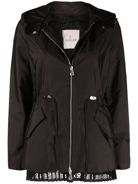 Geacă parka Moncler din dantelă