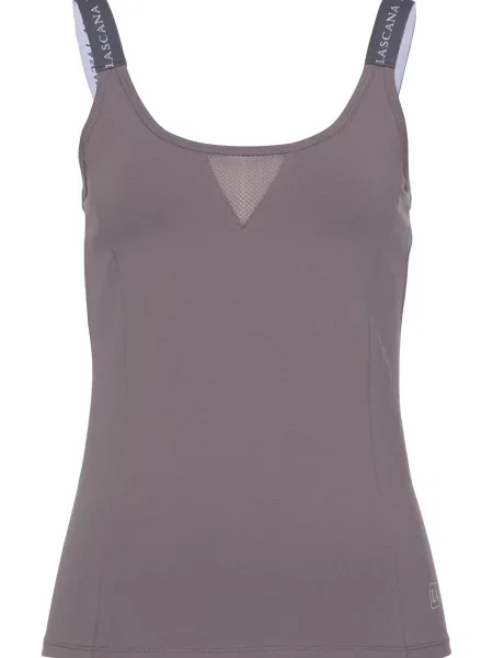 LASCANA ACTIVE Tricou piatră gri