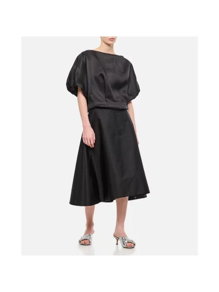 Spódnica midi Marni do kolan czarna