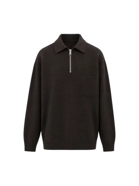 Dzianinowy sweter Amaránto brązowy