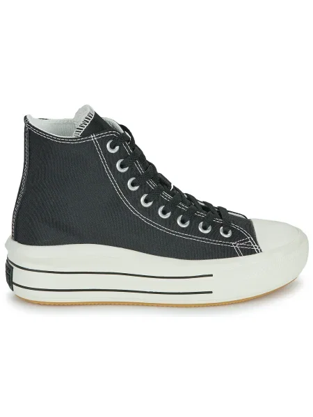 Sneakerși Converse cu platformă negru