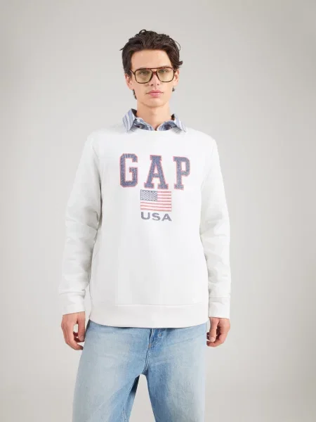 GAP Mikina námornícka modrá / červená biela