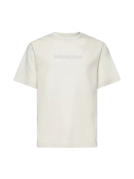 Koszulka Burberry z wzorem paisley z logo beżowa