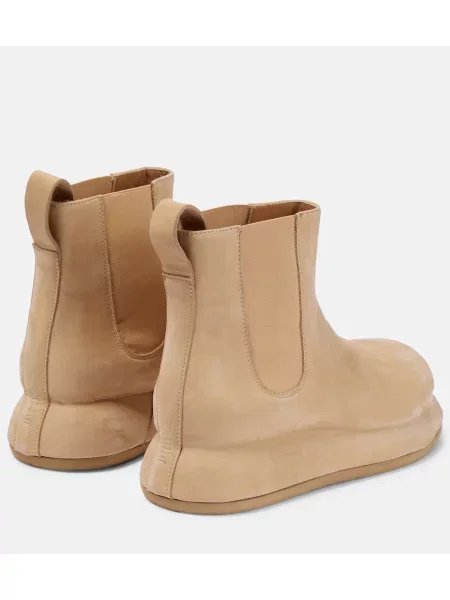 Botine chelsea Jacquemus din piele bej