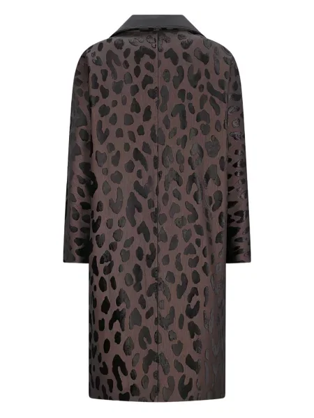 Lung palton Max Mara cu imagine maro