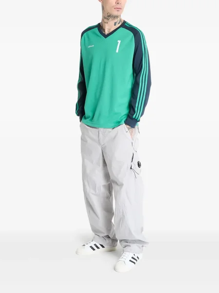 Hanorac Adidas cu autograf alergare evazat verde