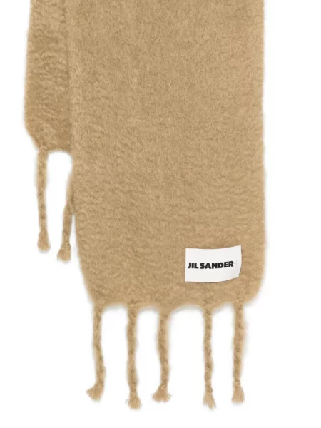 Fular Jil Sander cu franjuri