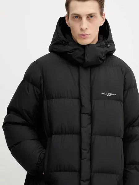 Пуховик Armani Exchange черный