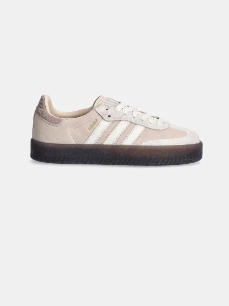 Sneakersy Adidas Originals zamszowe beżowe