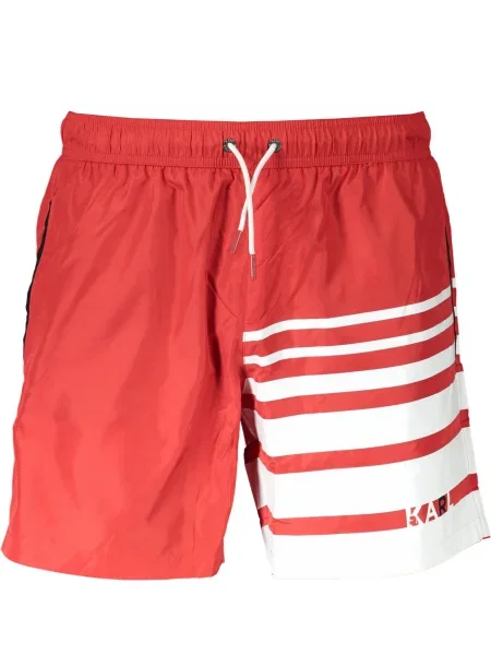 Plavalne hlačke Karl Lagerfeld Beachwear bela