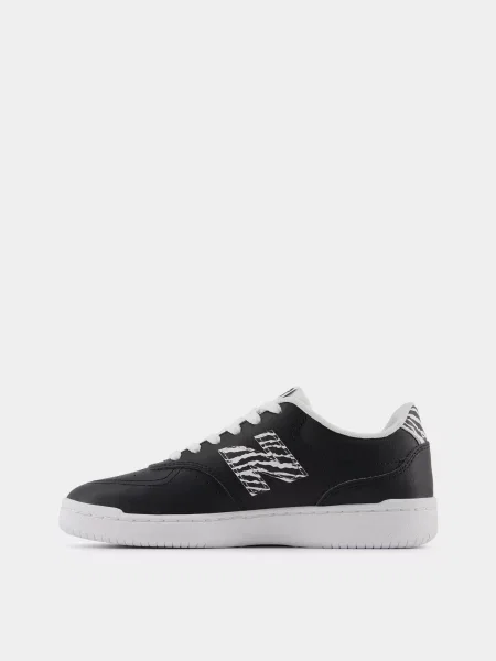 Кожаные кроссовки New Balance черные