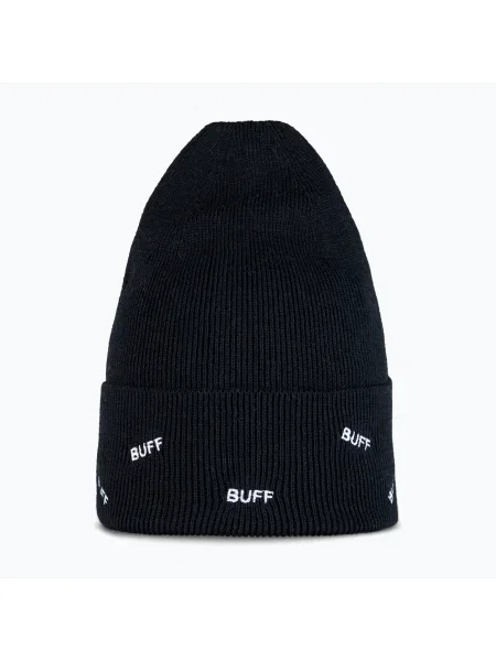 Gyerek téli sapka BUFF Knitted Otty black. Méret: OS fekete